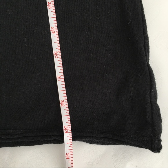 Mossimo Supply Co Black Tank Dress Gathered Front Racer Back XS 100% Cotton - Picture 6 of 7